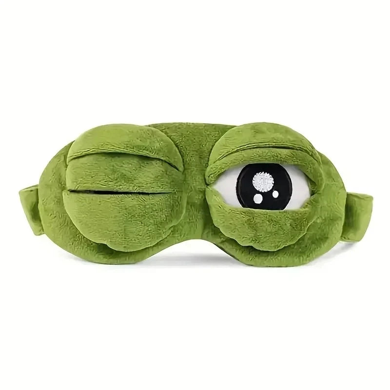 Masque de Sommeil Grenouille – Ludique, Doux et Relaxant pour des Nuits Zen